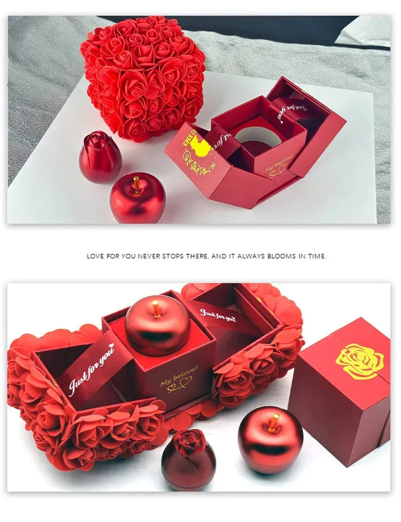 Handmade Valentins Day Gift Soap Rose Gift Box - Bellarte Enchanté Handmade Valentins Day Gift Soap Rose Gift Box